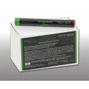 Figure light green, low smoke, 15mm 50 pieces